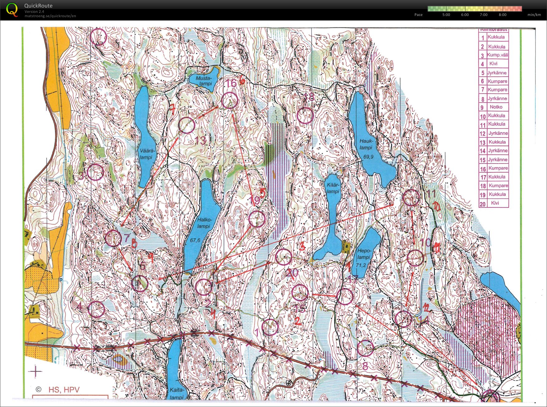 Yöcup Halkolampi (26/11/2013)