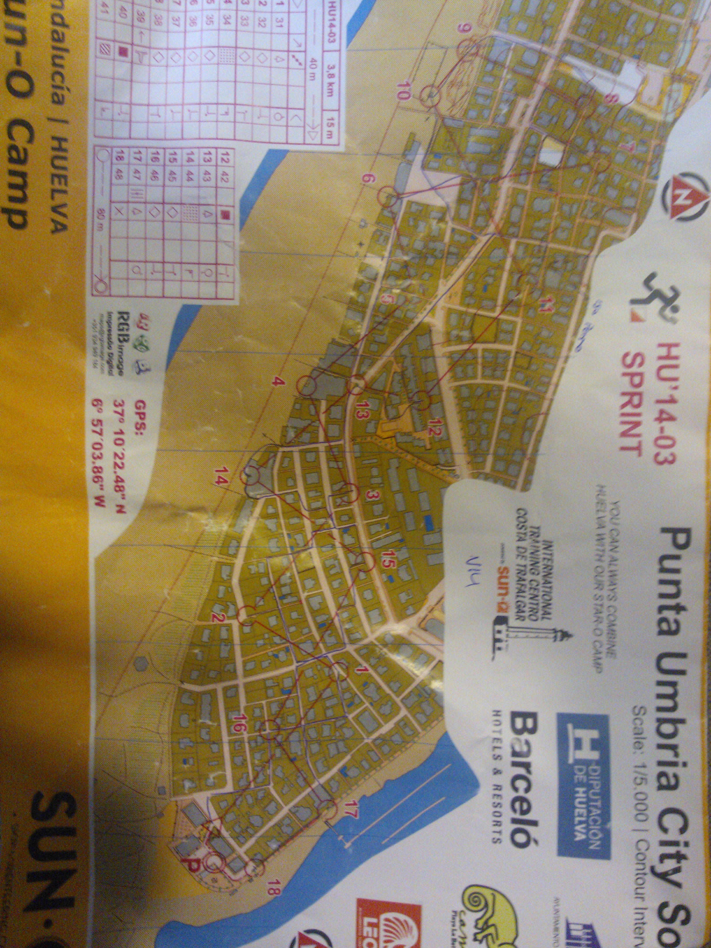 Sprintin mallisuunnistus (17/02/2014)