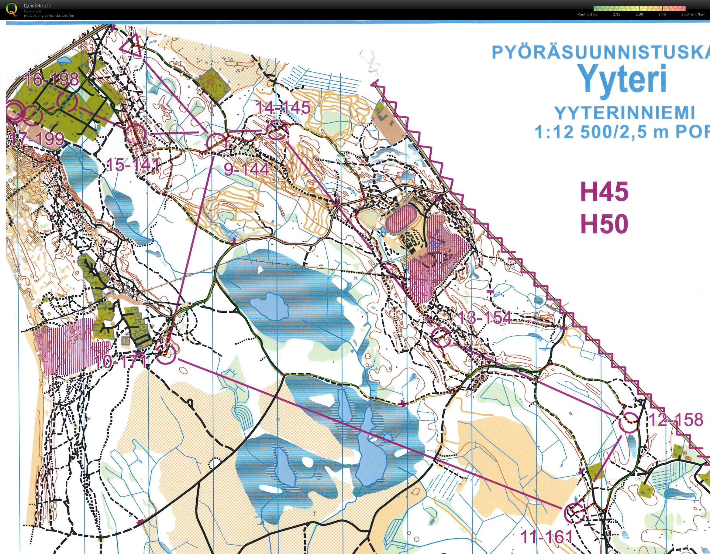 Pysu SM pitkämatka, kartta2 (13/09/2015)